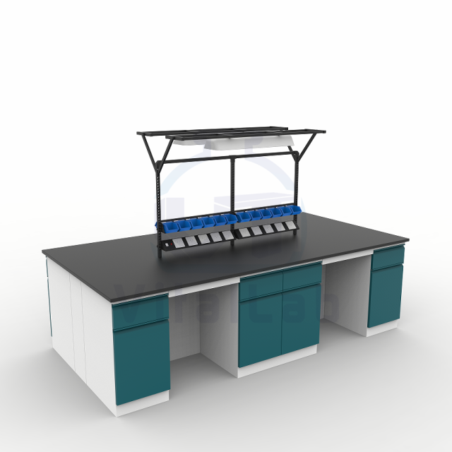 New Design Modern Iron Lab Workstation High Temperature Resistance Strong Alkali Resistant Laboratory Benches Furniture
