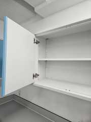 Pharmacy Laboratory Modern Metal Lab Table with Cabinet Storage Laboratory Workbench