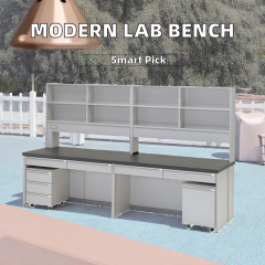 Modular Modern Epoxy Resin Industrial Commercial Laboratory Furniture Workbench Customizable Drawers Hospital School Lab