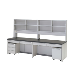 Modular Modern Epoxy Resin Industrial Commercial Laboratory Furniture Workbench Customizable Drawers Hospital School Lab