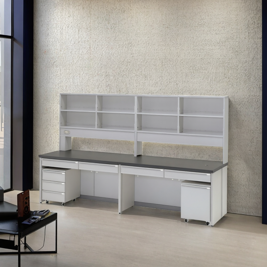 Modular Modern Epoxy Resin Industrial Commercial Laboratory Furniture Workbench Customizable Drawers Hospital School Lab