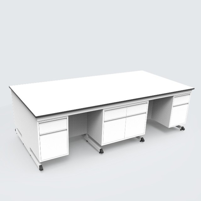 Heavy Duty Industrial Lab Bench Steel Worktable for Laboratory Workshop