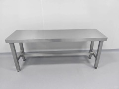 Cleanroom Laboratory Workbench Stainless Steel Top Heavy Duty Industrial Lab Bench