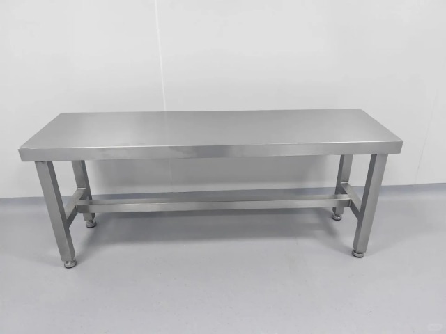 Cleanroom Laboratory Workbench Stainless Steel Top Heavy Duty Industrial Lab Bench