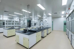 Modular Modern Iron Laboratory Tables with Epoxy Resin Countertop Epoxy Powder Coating for Hospital School Lab Bench Water Sink