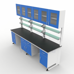 ESD Safe Anti-Vibration Modern Metal Workstation Epoxy Powder Coating for Industrial Electronics Lab School Furniture Precision