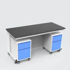 Modular Mobile C Frame Lab Bench with Movable Cabinet for University