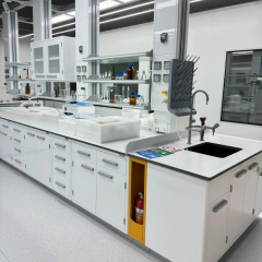 Modern White Laboratory Wall Benches Lab Bench for School Science Labs