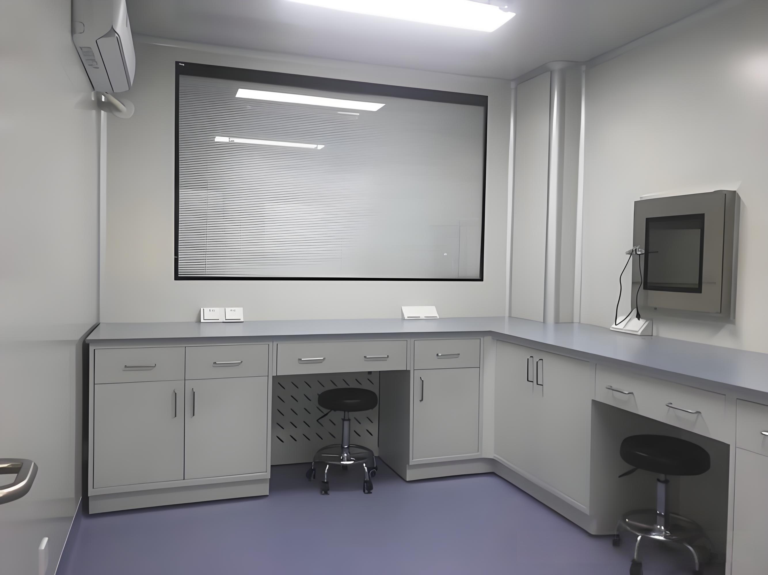 Electric Engineering Lab Bench with Sink and Faucet Lab Test Work Table with Lighting