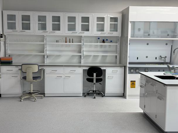 Electric Engineering Lab Bench with Sink and Faucet Lab Test Work Table with Lighting