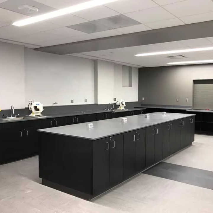Stainless Steel Worktop Black Color Lab Bench Workstation for Sale