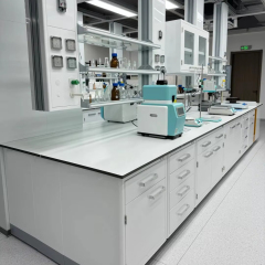 Modern White Laboratory Wall Benches Lab Bench for School Science Labs