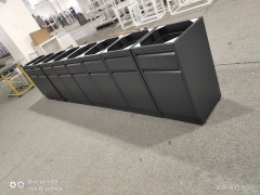 Stainless Steel Worktop Black Color Lab Bench Workstation for Sale