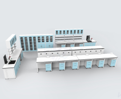 Modular Lab Bench Workstation with Mobile Cabinet for University Use