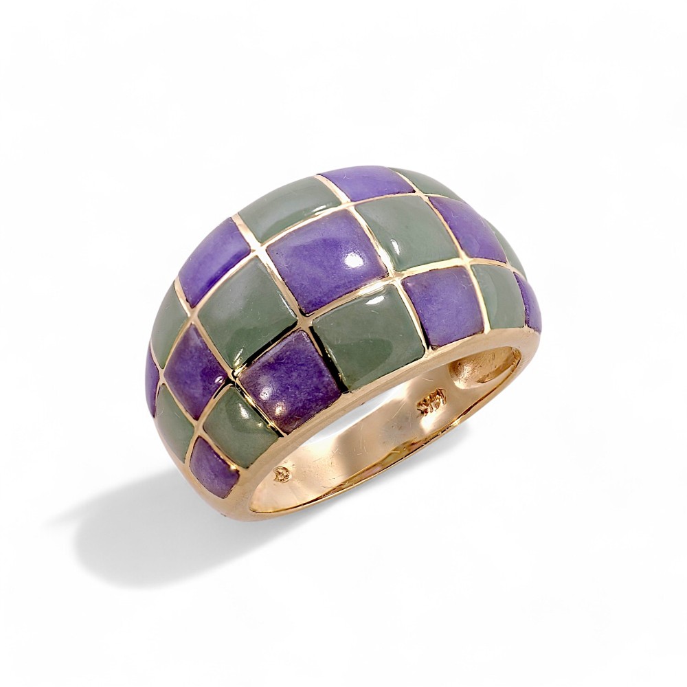Lavender Jade Ring 005