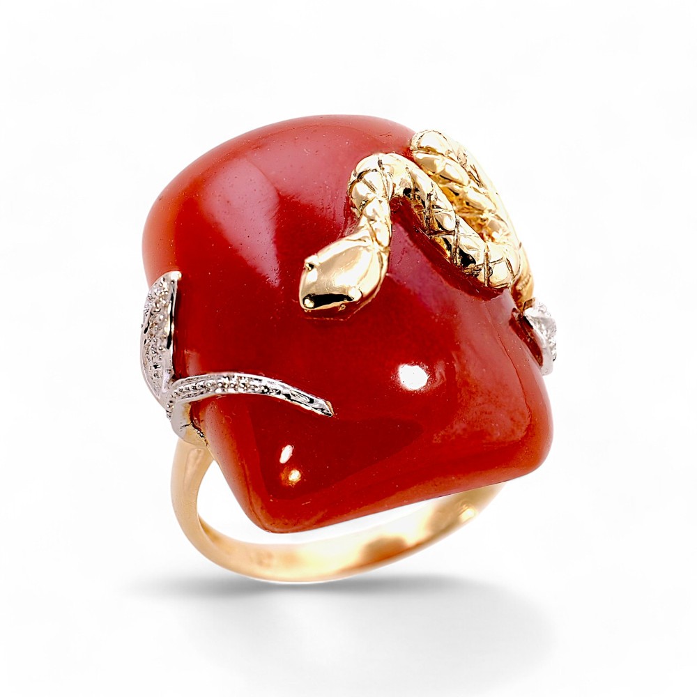 Red Jade Ring 006