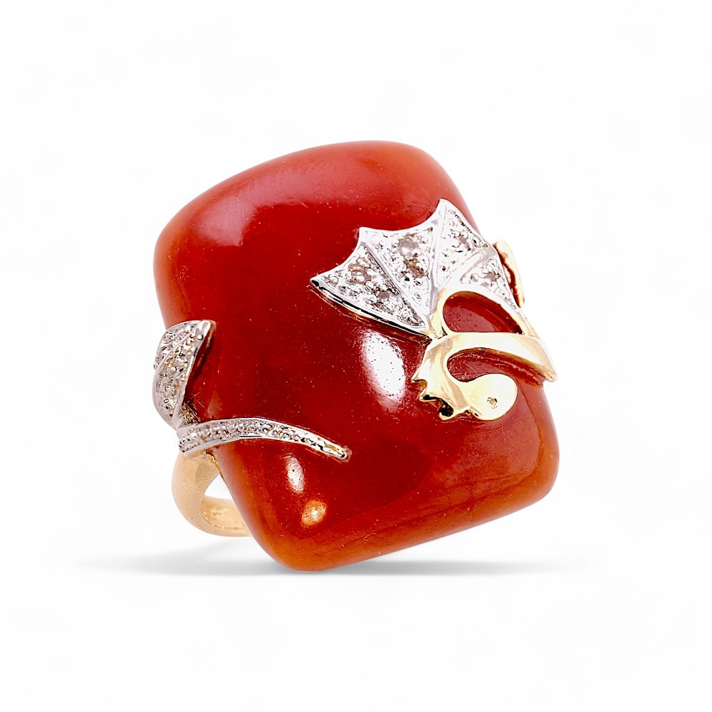 Red Jade Ring 008