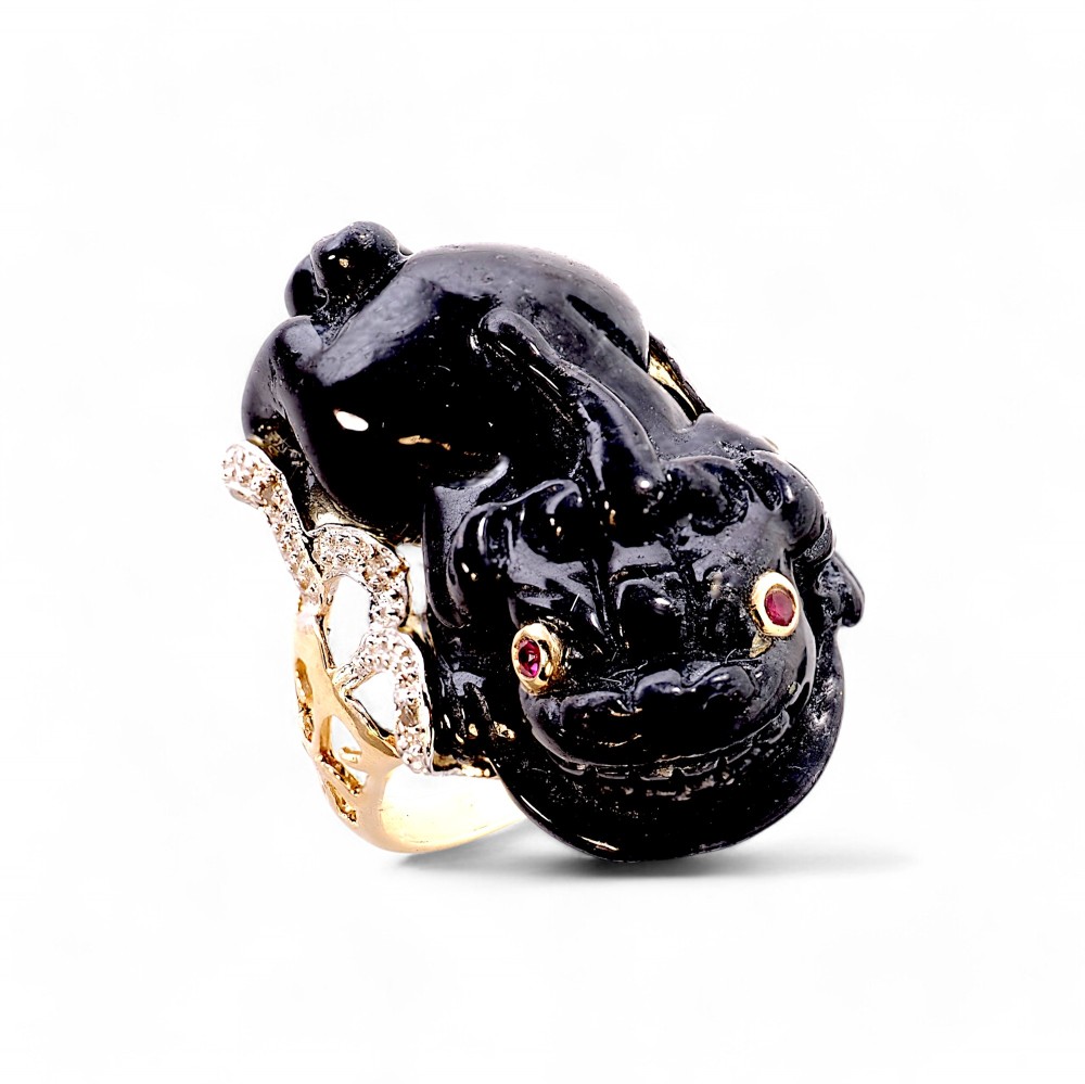 Black Jade Ring 003