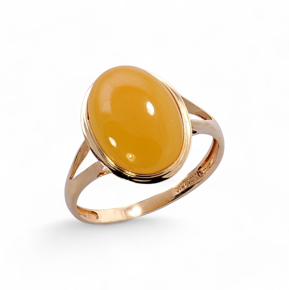 Yellow Jade Ring 004
