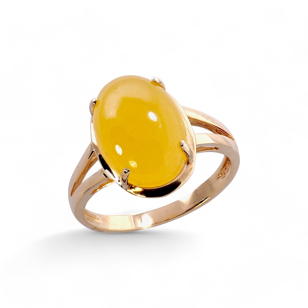 Yellow Jade Ring 005