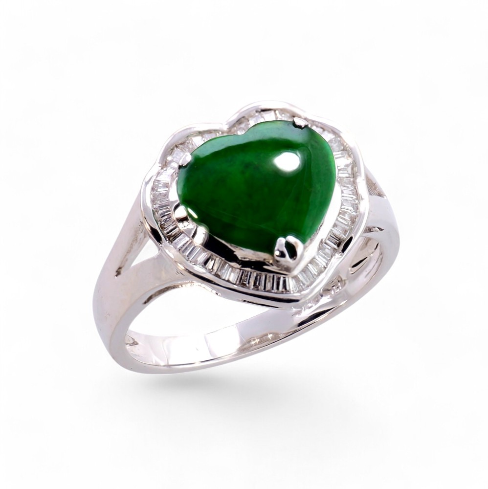 Imperial Green Jade Ring 011