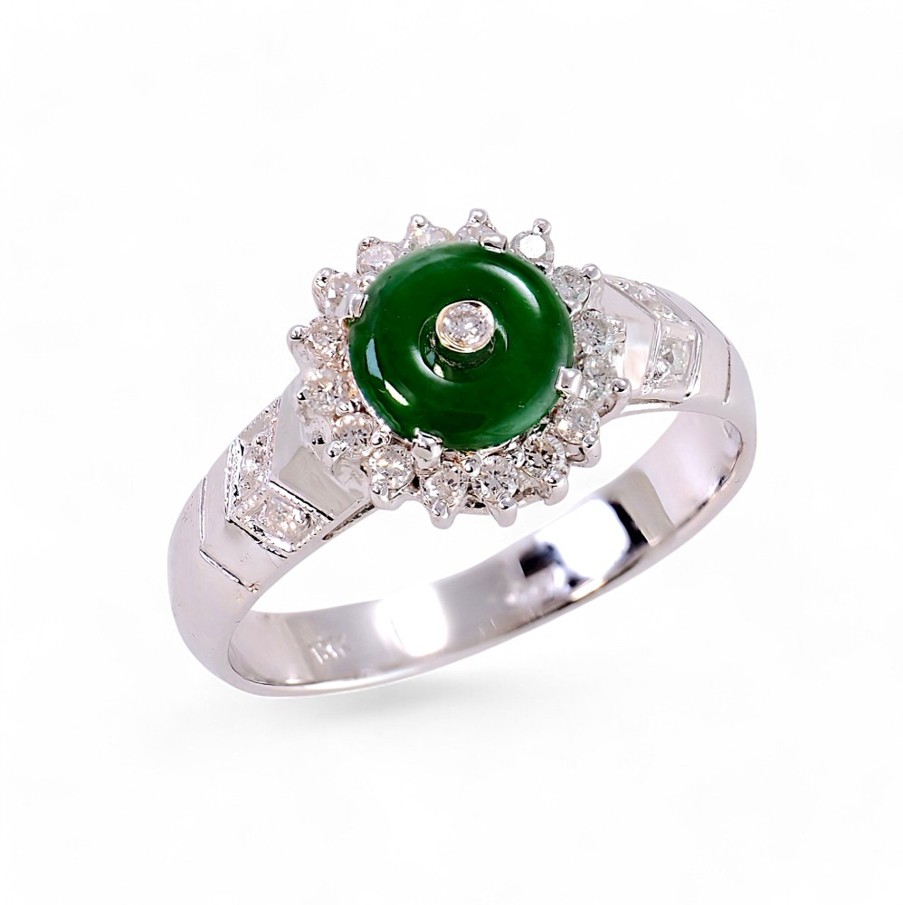 Imperial Green Jade Ring 013