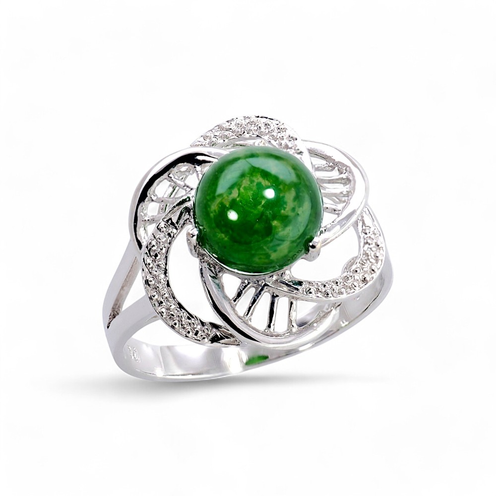 Imperial Green Jade Ring 025