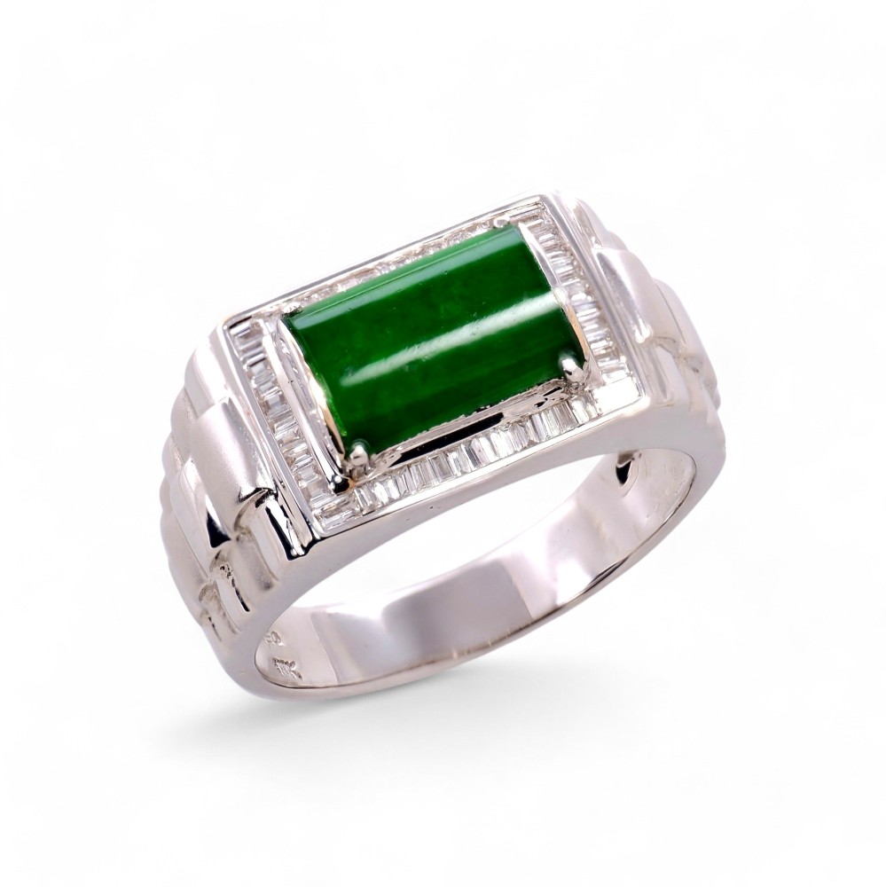 Imperial Green Jade Ring 031