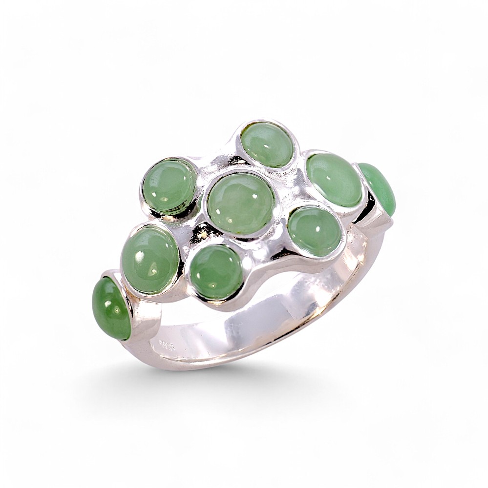 Silver Jade Ring 021