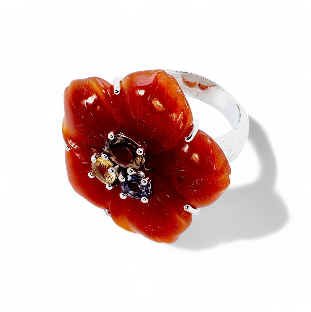 Silver Jade Ring 030