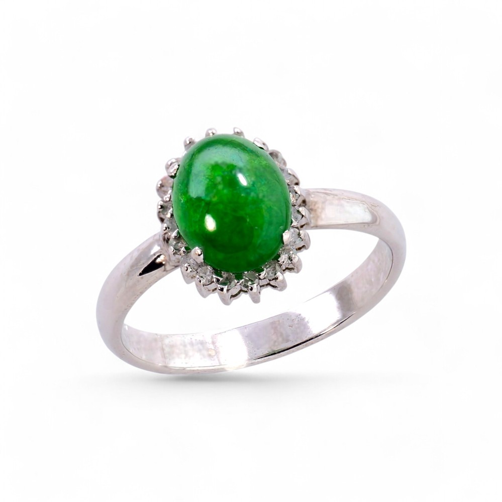 Imperial Green Jade Ring 052