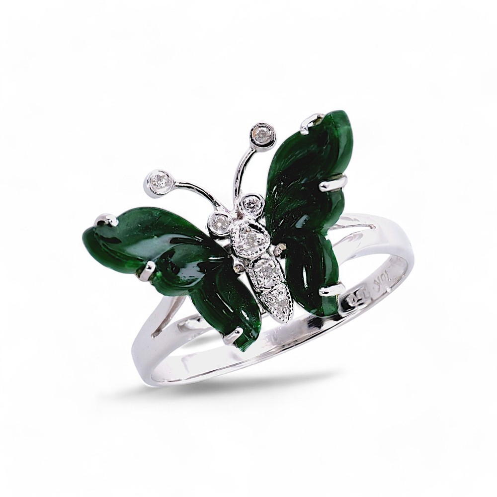 Imperial Green Jade Ring 059