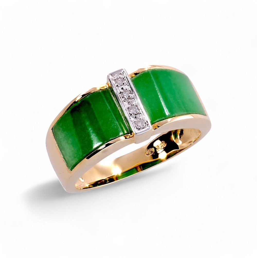 Imperial Green Jade Ring 073