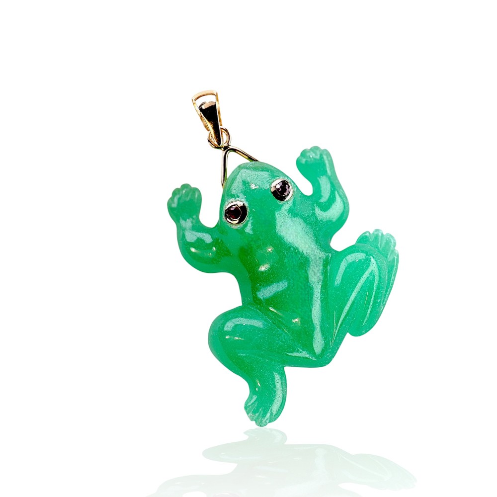 Carved Jade Pendant 012