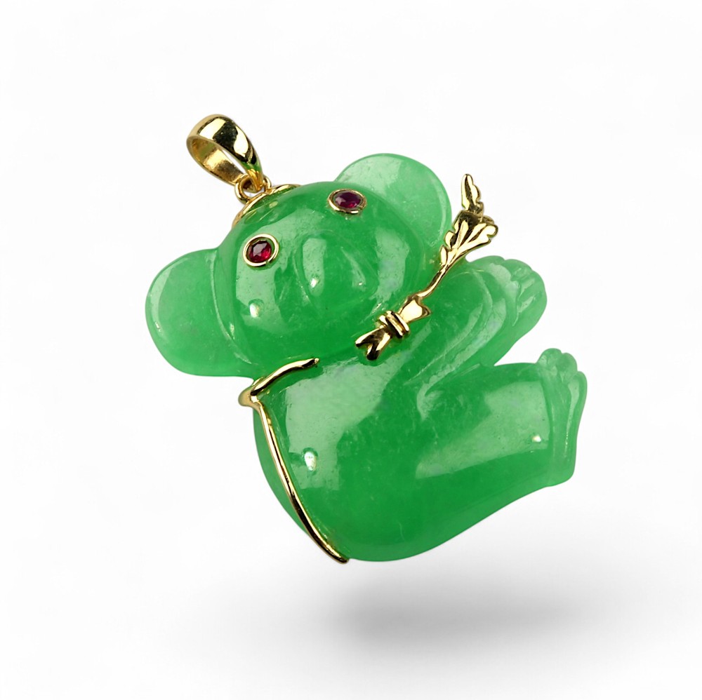 Carved Jade Pendant 014
