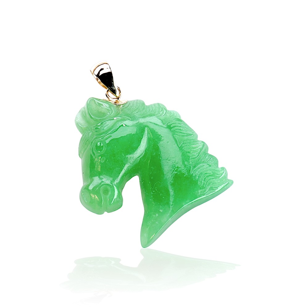Carved Jade Pendant 015