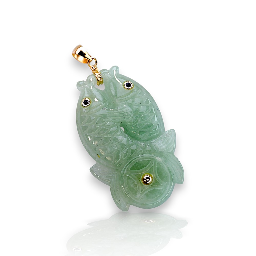 Carved Jade Pendant 016