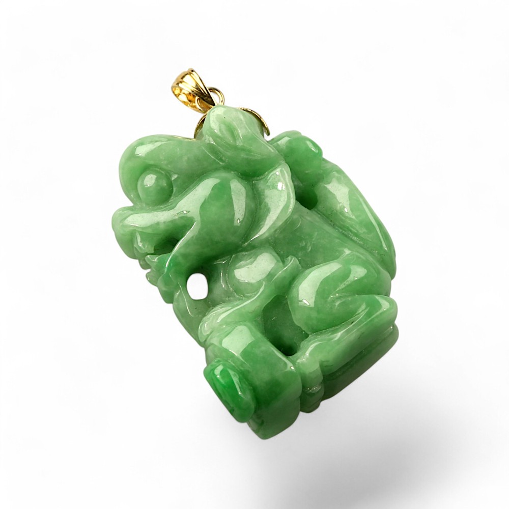 Carved Jade Pendant 002