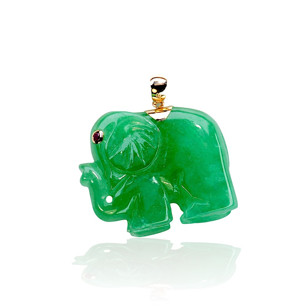 Carved Jade Pendant 006