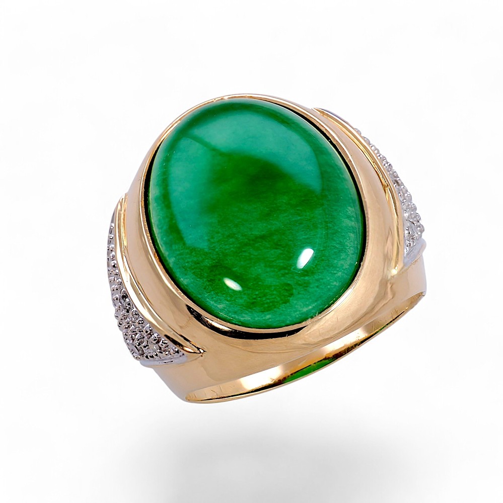 Imperial Green Jade Ring 092