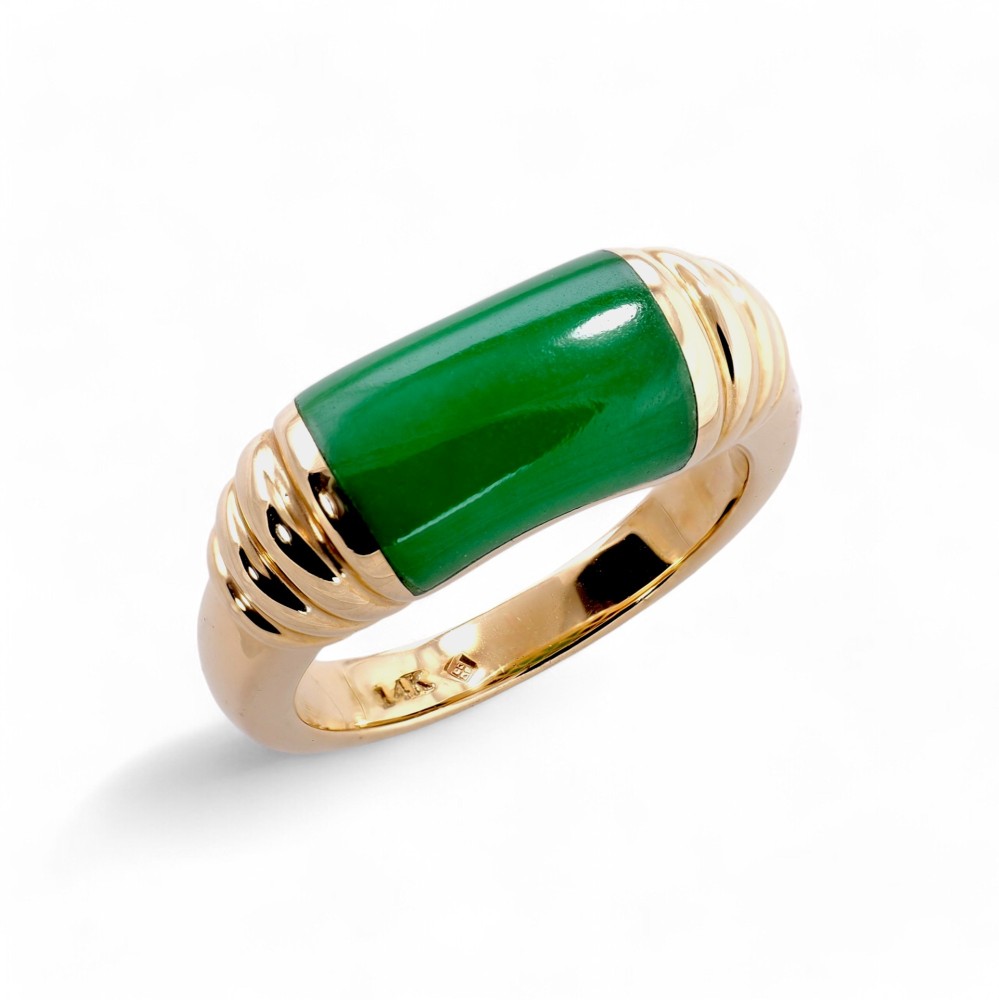 Imperial Green Jade Ring 106