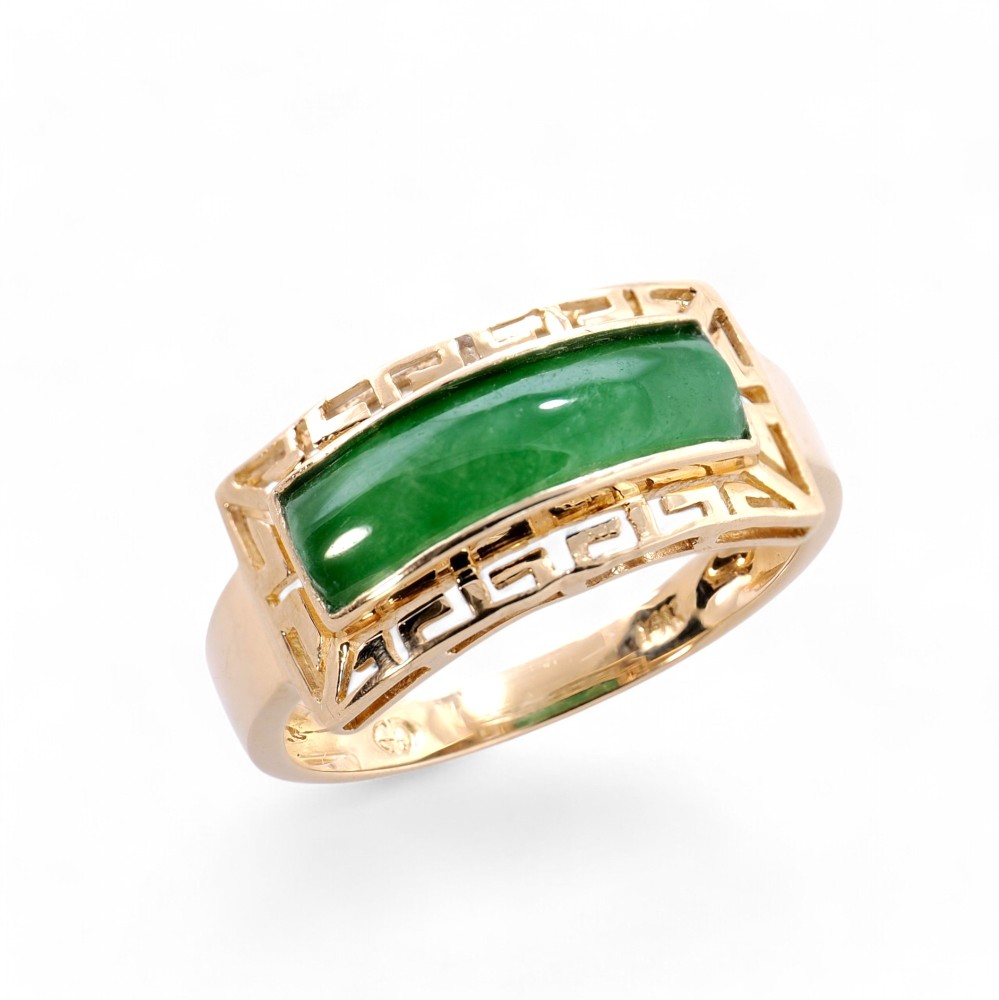 Imperial Green Jade Ring 108