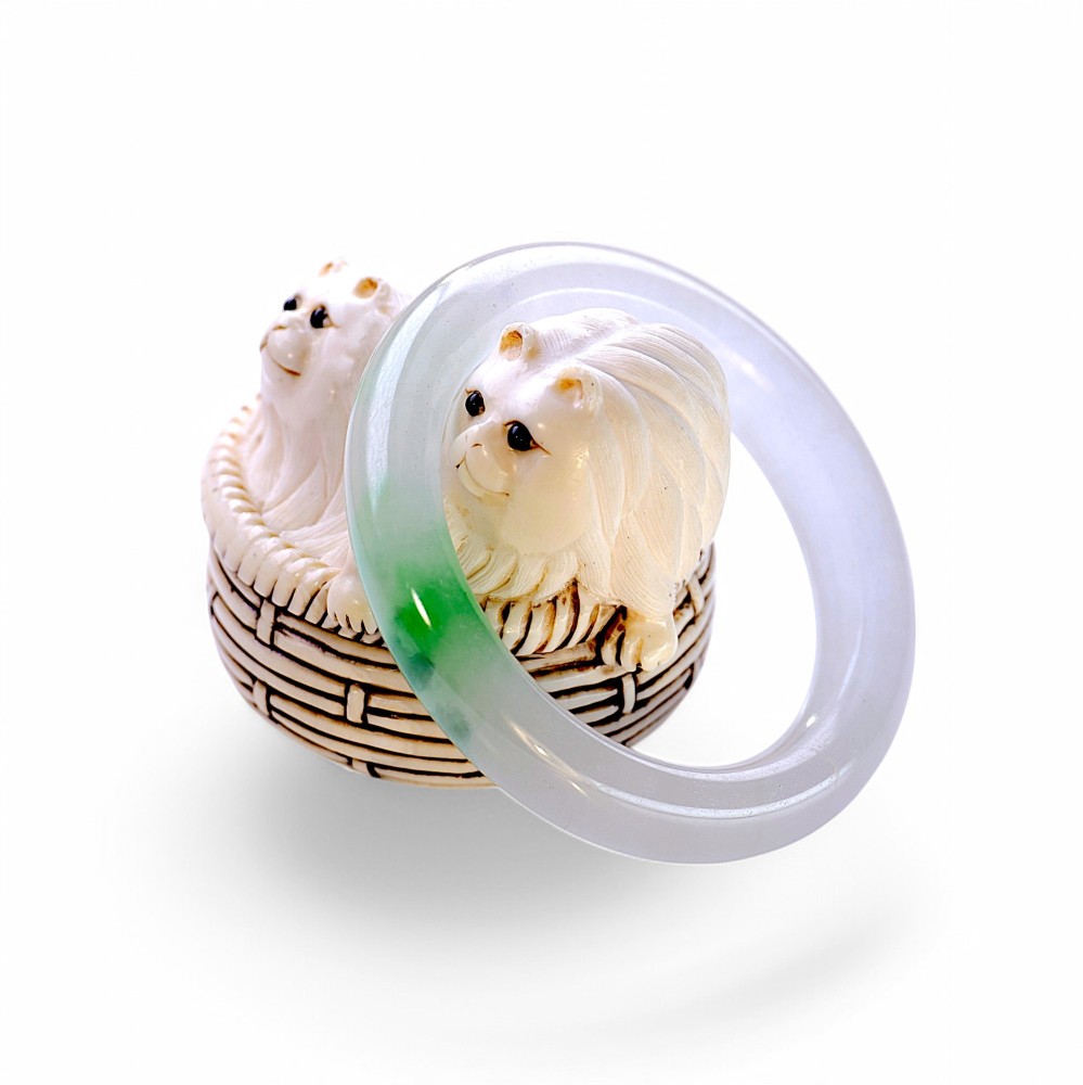 Solid Baby Jade Bangle 004