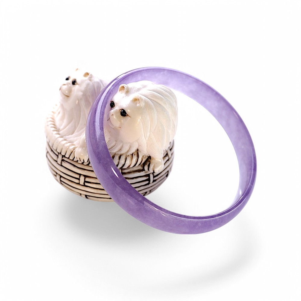 Solid Baby Jade Bangle 009