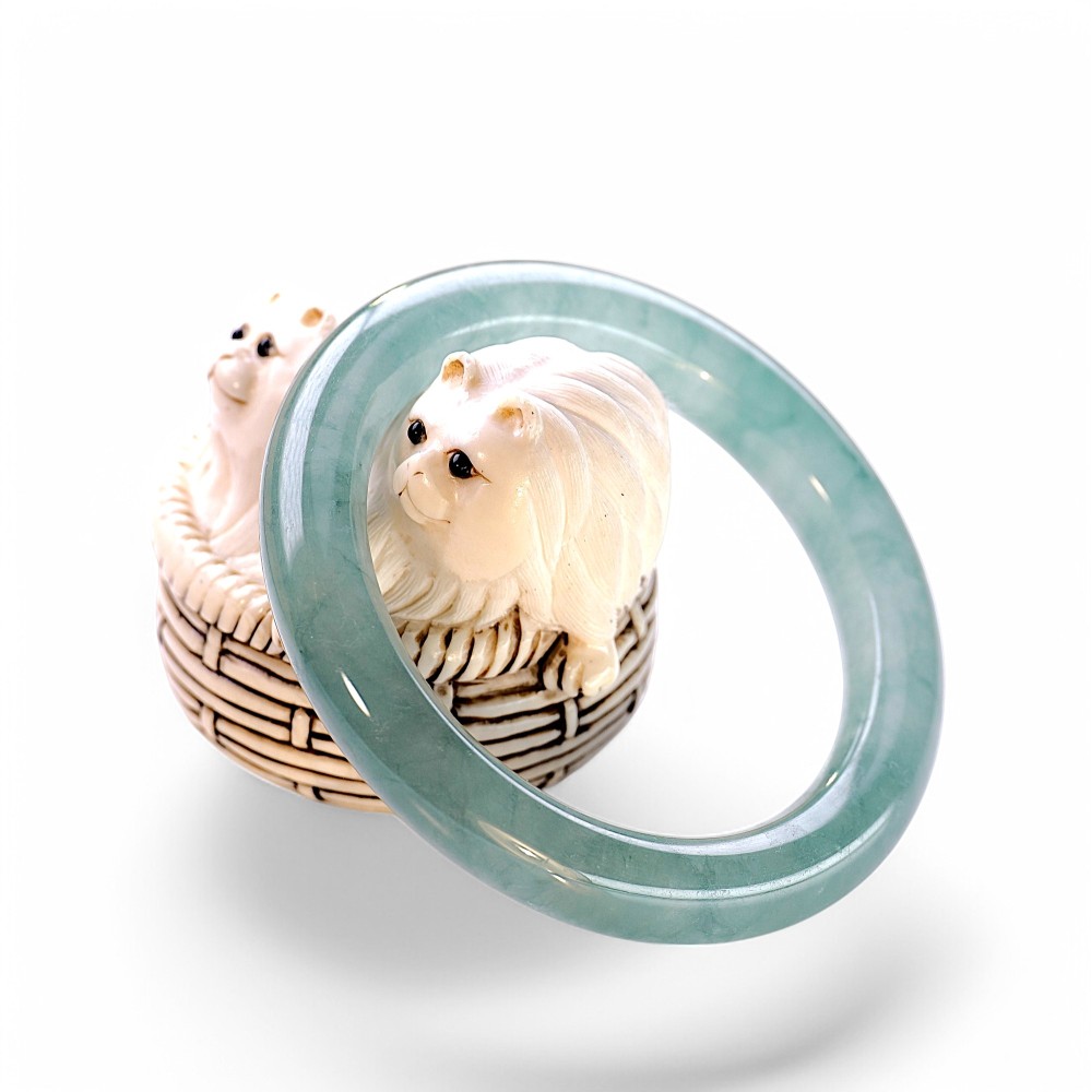 Solid Baby Jade Bangle 010