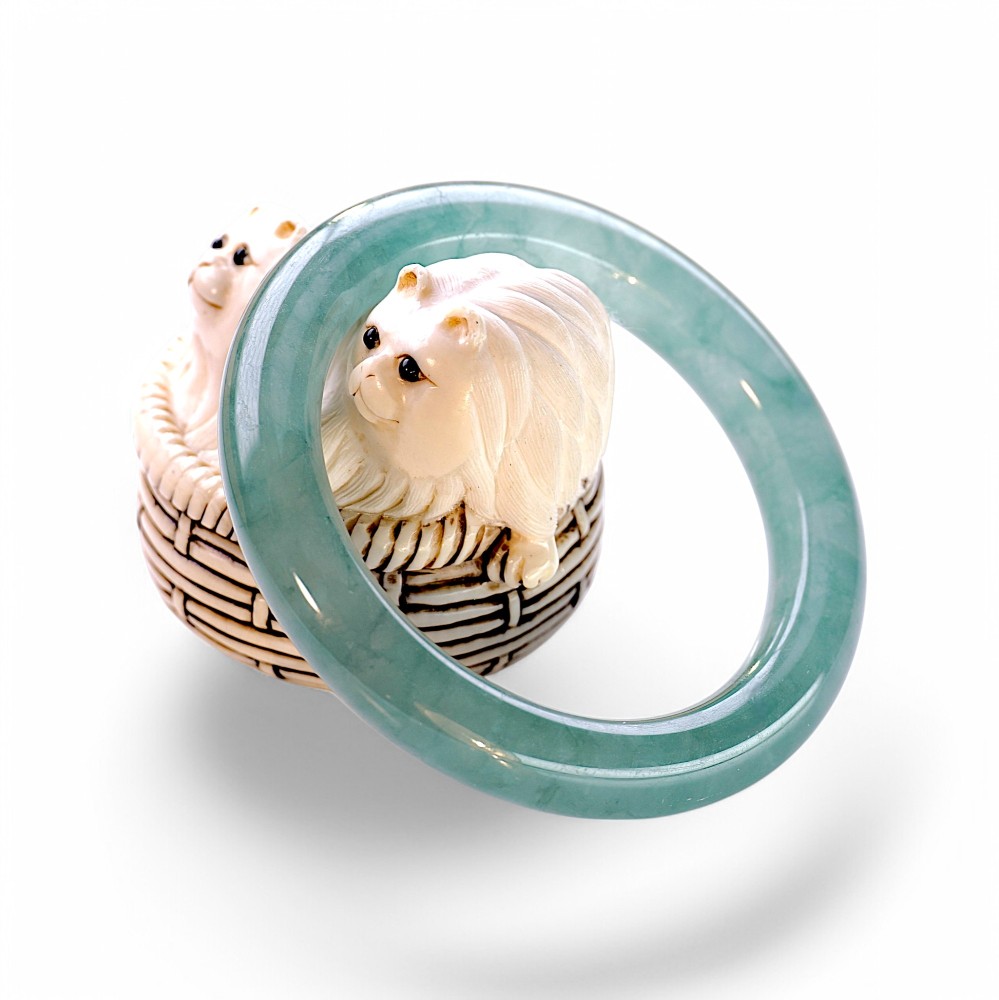 Solid Baby Jade Bangle 011