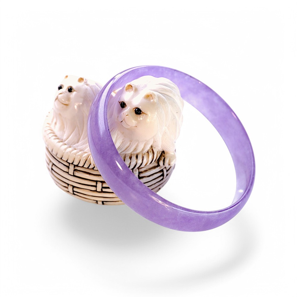 Solid Baby Jade Bangle 014