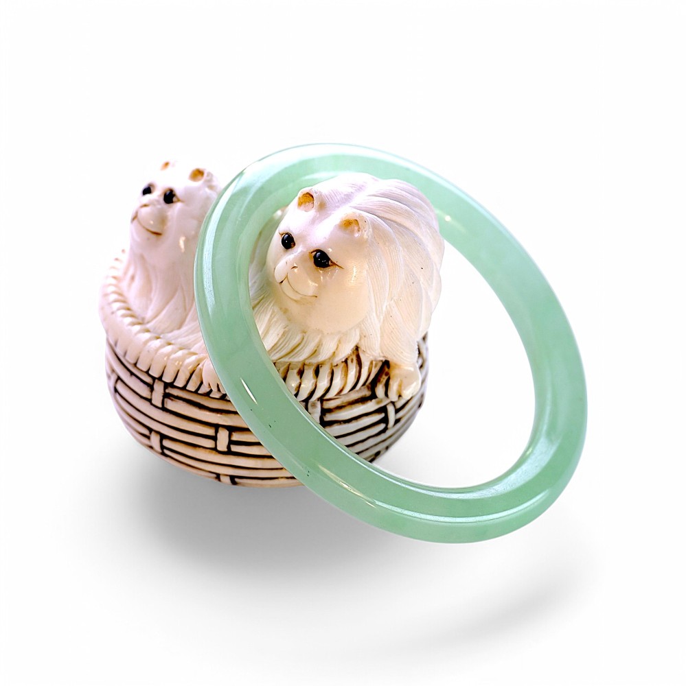 Solid Baby Jade Bangle 016