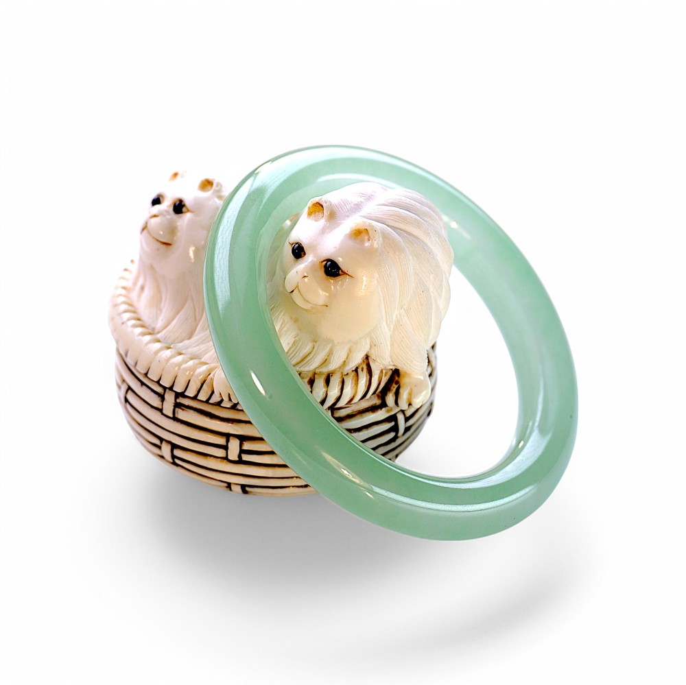 Solid Baby Jade Bangle 017