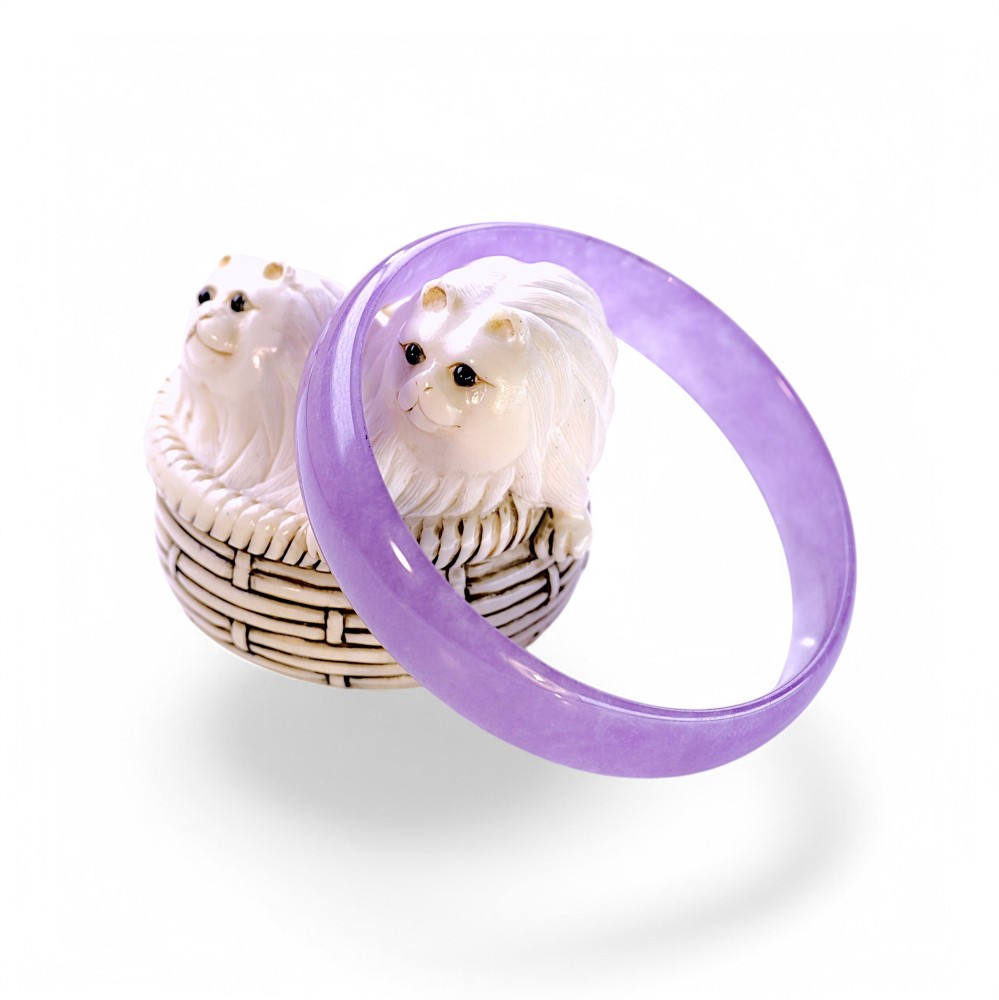 Solid Baby Jade Bangle 022